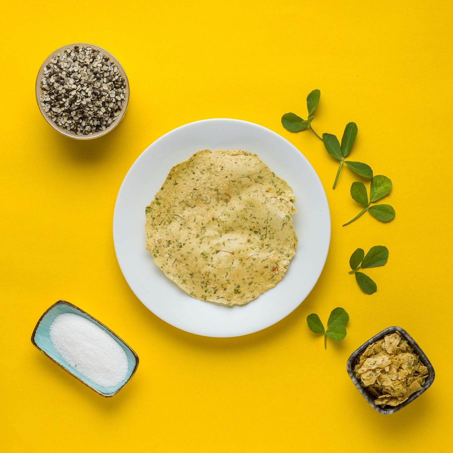 Kasuri Methi Protein Papad ā Authentic Homemade Kasuri Methi Papad