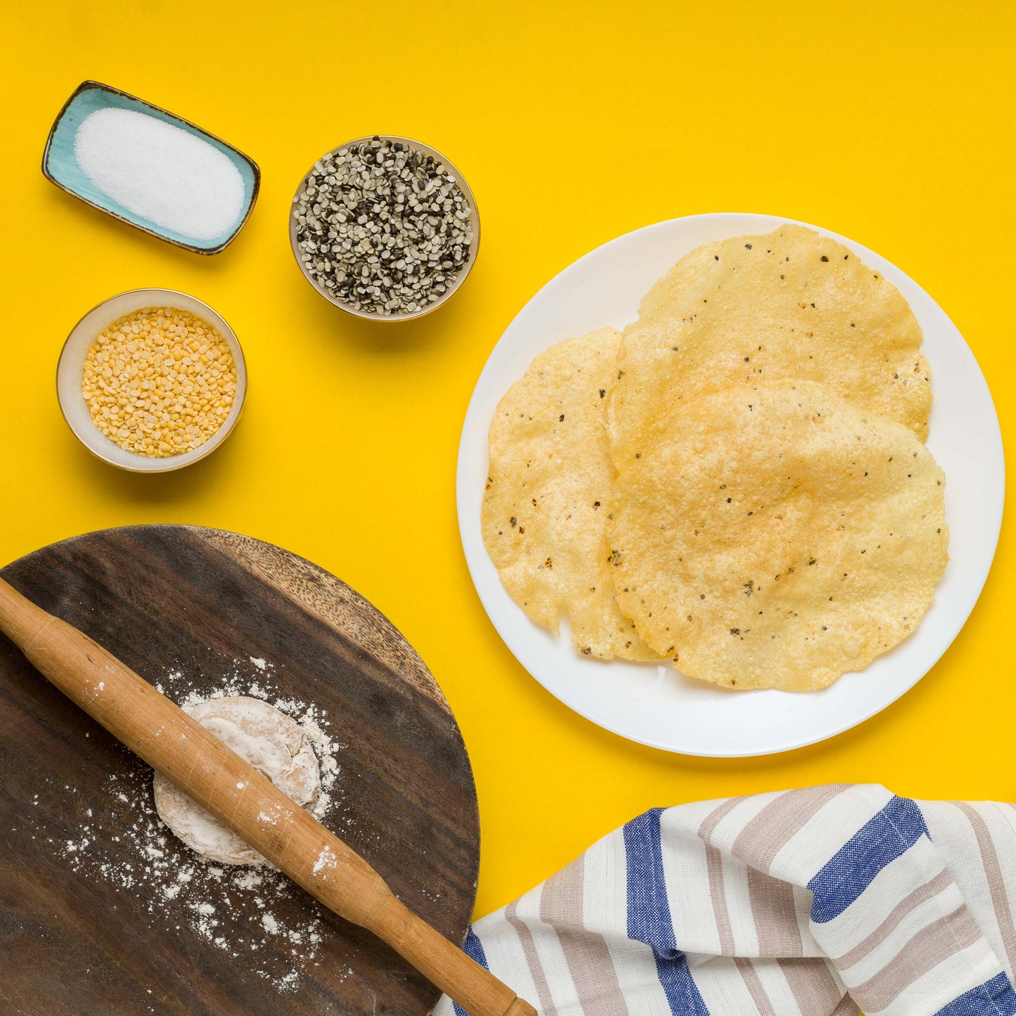 Moong Protein Papad ā Authentic Homemade Moong Papad