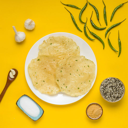 Garlic Protein Papad – Authentic Homemade Garlic Papad