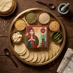 5 in 1 Combo Protein Papad(Punjabi Papad+Moong Papad+Garlic Papad+Chana Lasun Papad+Kasuri Methi Papad)