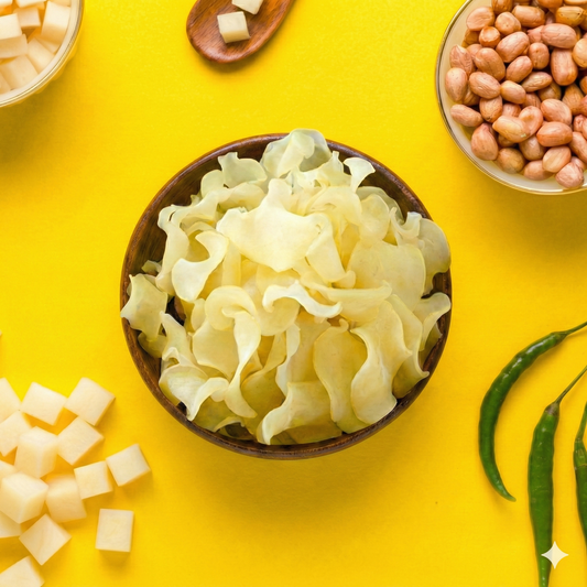 Sun-Dried Aloo Chips – Traditional Homemade Sun Dried Potato Chips