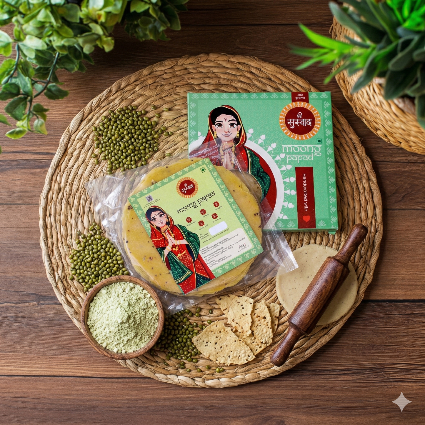 Moong Protein Papad – Authentic Homemade Moong Papad