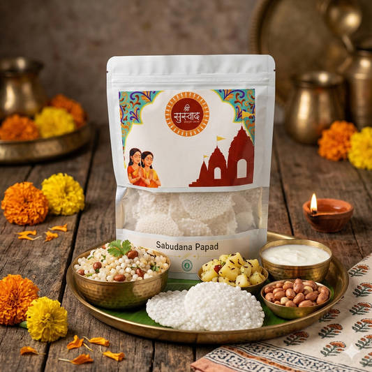 Sabudana Papad – Vrat / Upvas Friendly Homemade Sabudana Papad