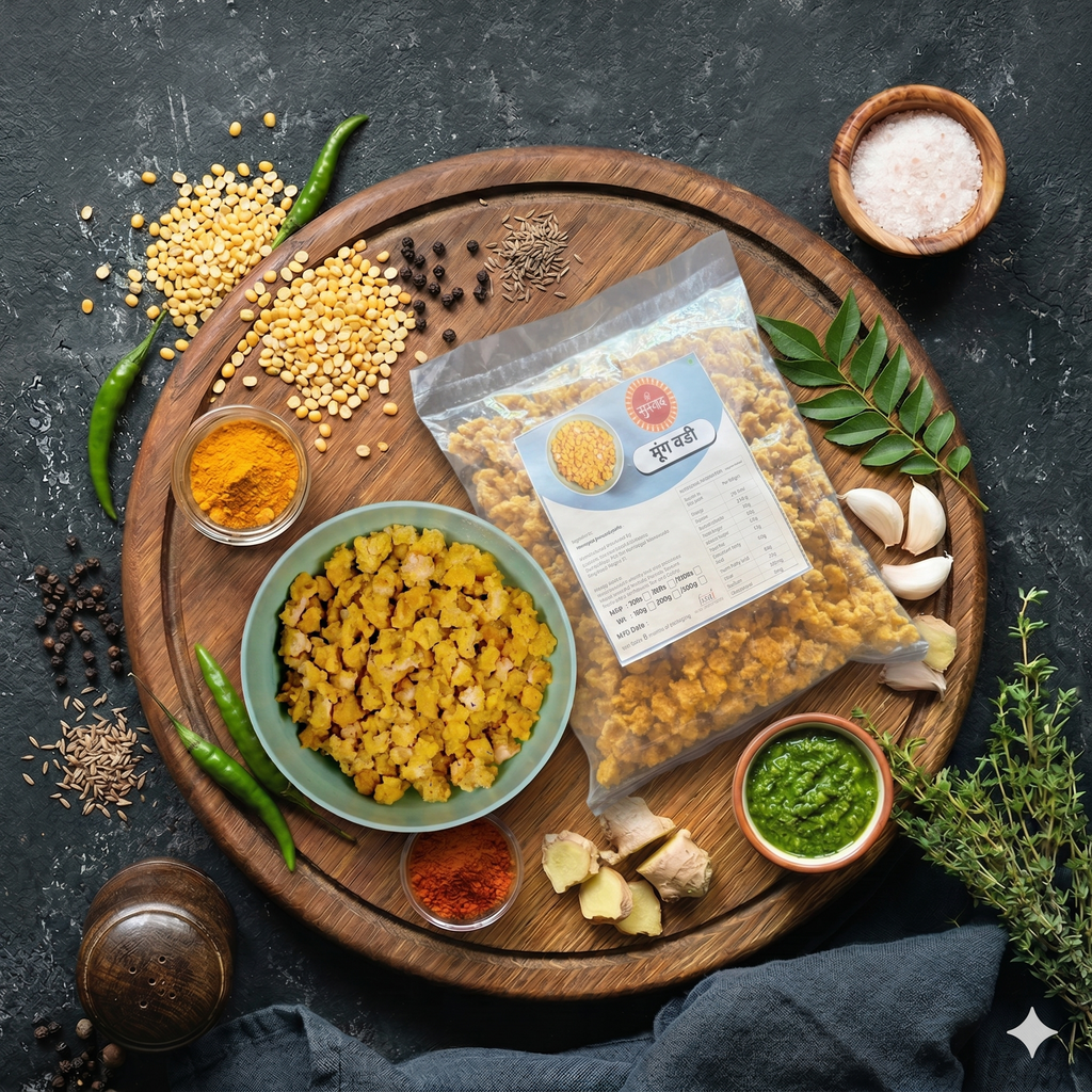 Protein Moongwadi – Authentic Homemade Moong Dal Wadi