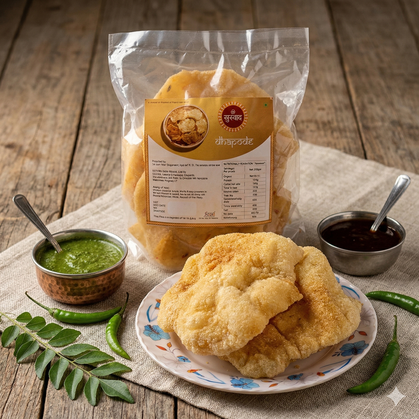 Jawar Papad(Dhapode) – Authentic Homemade Jowar Papad