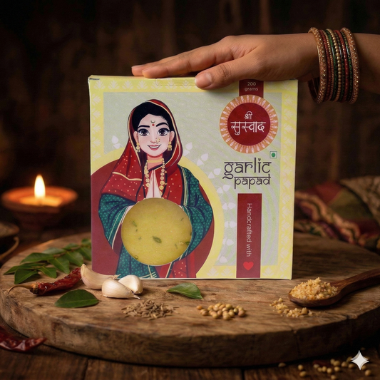 Garlic Protein Papad – Authentic Homemade Garlic Papad