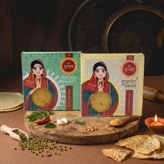 2KG COMBO (GARLIC PAPAD + MOONG PAPAD)