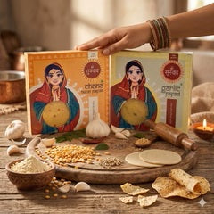 2KG COMBO (GARLIC PAPAD + CHANA LASUN PAPAD)
