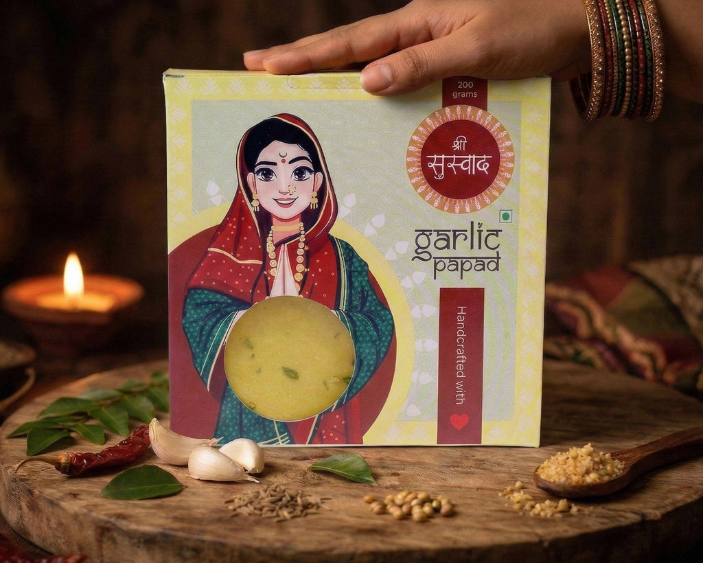 Garlic Protein Papad – Authentic Homemade Garlic Papad