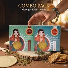 2KG COMBO (MOONG PAPAD + METHI PAPAD)