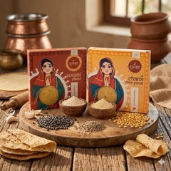 2KG COMBO(PUNJABI PAPAD+CHANA LASUN PAPAD)