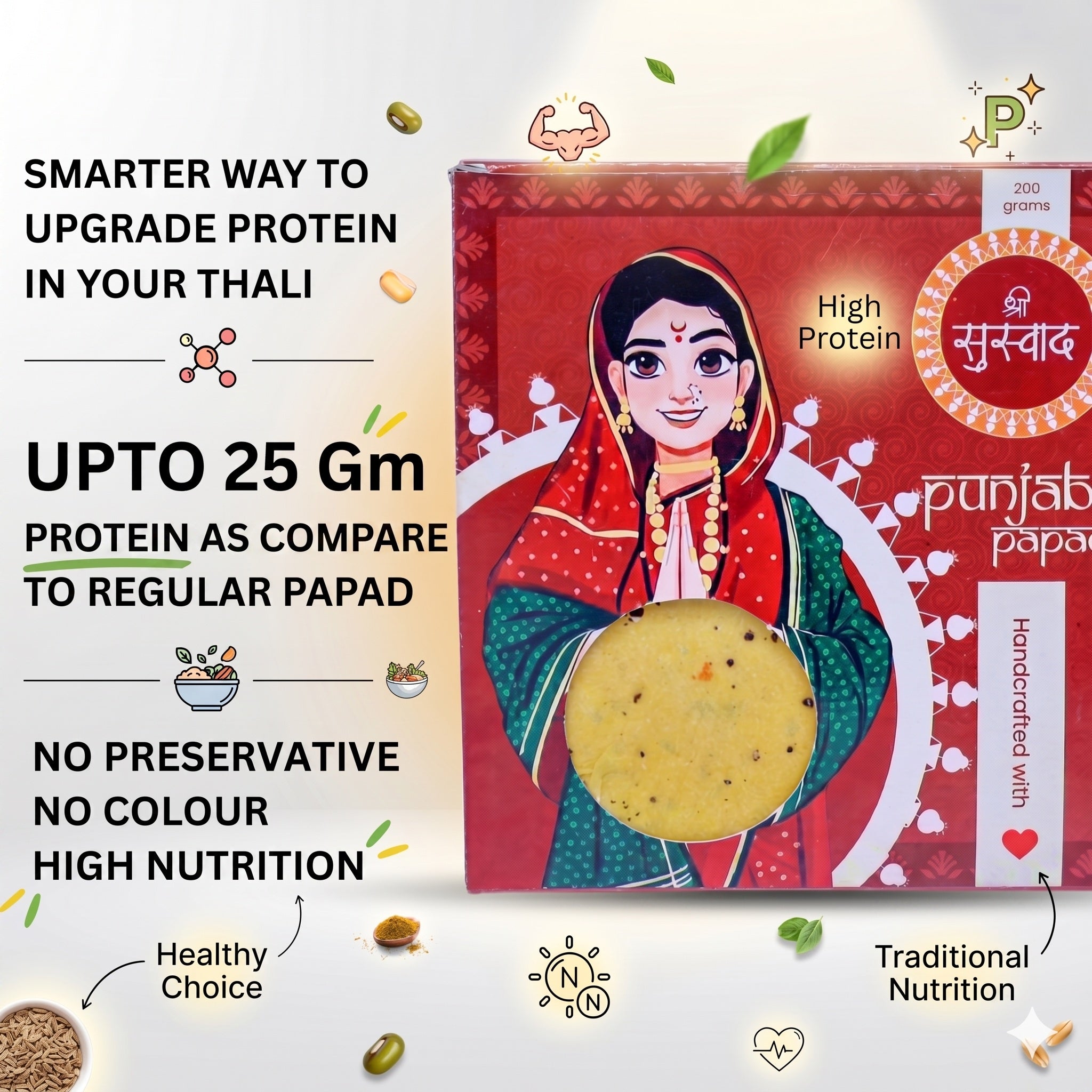 Punjabi Protein Papad – Authentic Taste of Punjab
